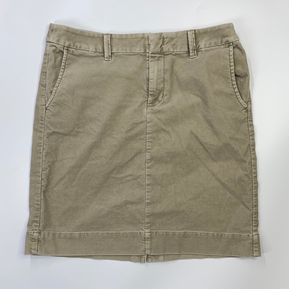Eddie Bauer Corduroy Tan Skirt
